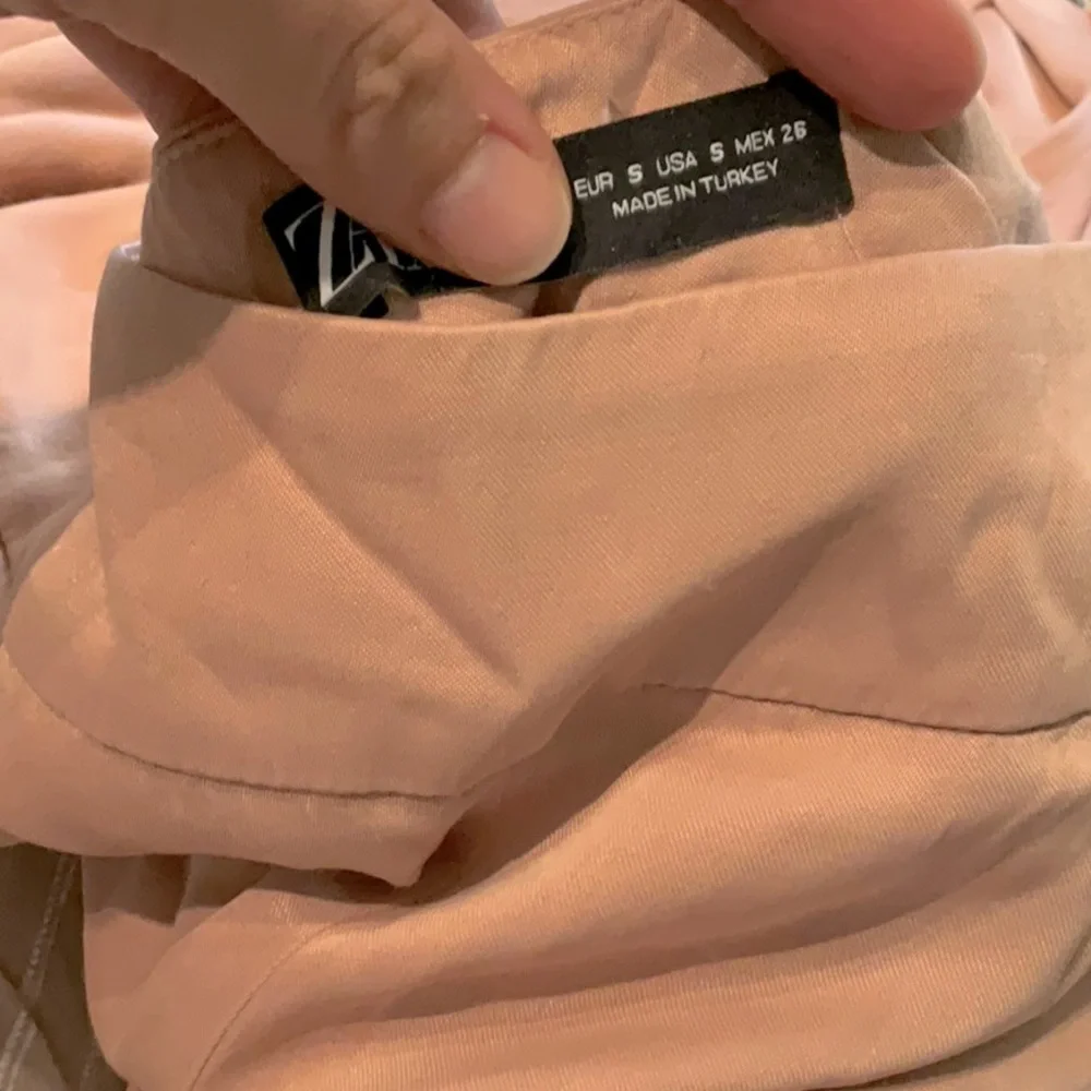 ZARA Flowy Satin‎ Rosè Pants size S